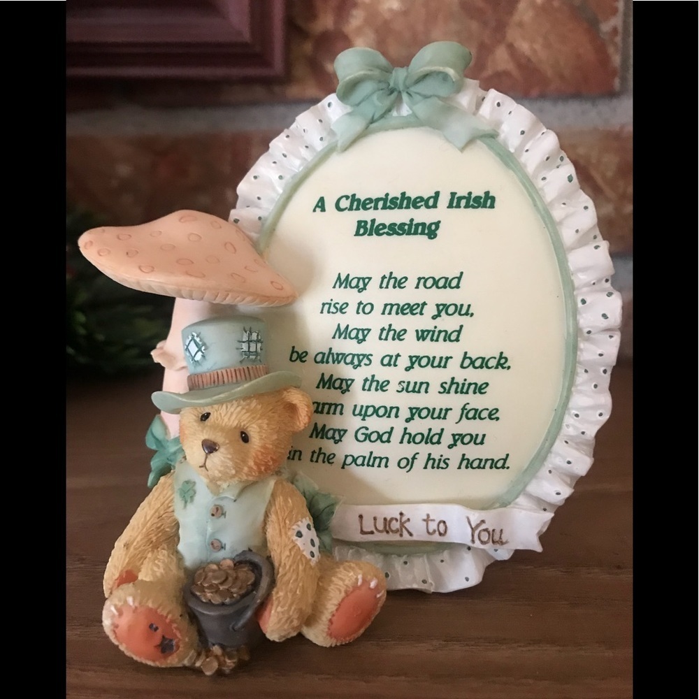 Vintage 1994 Cherished Teddies Cherished Irish Blessing